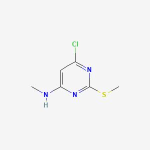 B1621146 6-chloro-N-methyl-2-(methylsulfanyl)-4-pyrimidinamine CAS No. 478258-67-2