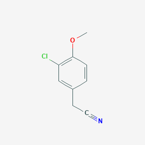 molecular formula C9H8ClNO B1621149 2-(3-氯-4-甲氧基苯基)乙腈 CAS No. 7569-58-6