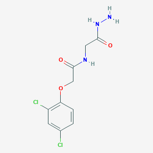 molecular formula C10H11Cl2N3O3 B1621156 2-(2,4-二氯苯氧基)-N-(2-肼基-2-氧代乙基)乙酰胺 CAS No. 2381-76-2