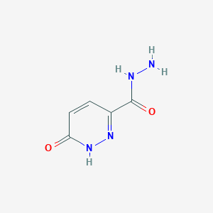 molecular formula C5H6N4O2 B1621157 6-氧代-1,6-二氢哒嗪-3-碳酰肼 CAS No. 98021-39-7