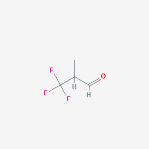 molecular formula C4H5F3O B1621158 2-(Trifluoromethyl)propionaldehyde CAS No. 58928-28-2