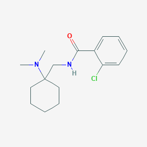 B162116 2-chloro-N-{[1-(dimethylamino)cyclohexyl]methyl}benzamide CAS No. 759397-79-0
