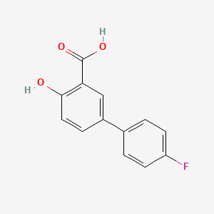 molecular formula C13H9FO3 B1621161 5-(4-Fluorophenyl)-2-hydroxybenzoic acid CAS No. 22510-33-4