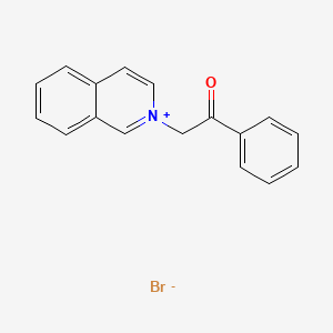 2-Isoquinolinium-2-yl-1-phenylethan-1-one bromide