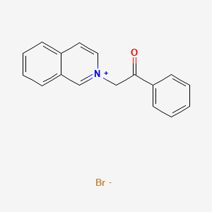 B1621165 2-Isoquinolinium-2-yl-1-phenylethan-1-one bromide CAS No. 25131-60-6