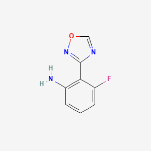 molecular formula C8H6FN3O B1621176 3-Fluoro-2-(1,2,4-oxadiazol-3-yl)aniline CAS No. 519056-63-4