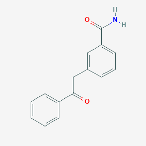 B1621181 3-(2-Oxo-2-phenylethyl)benzamide CAS No. 465514-78-7