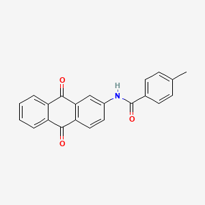 B1621184 N-(9,10-dioxoanthracen-2-yl)-4-methylbenzamide CAS No. 6250-49-3