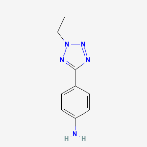 B1621189 4-(2-ethyl-2H-tetrazol-5-yl)aniline CAS No. 436092-88-5
