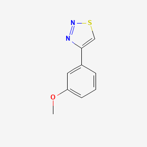 molecular formula C9H8N2OS B1621196 4-(3-甲氧基苯基)-1,2,3-噻二唑 CAS No. 337924-95-5