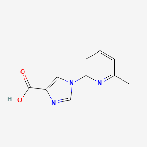 molecular formula C10H9N3O2 B1621197 1-(6-methyl-2-pyridinyl)-1H-imidazole-4-carboxylic acid CAS No. 477847-81-7