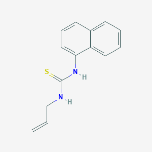 molecular formula C14H14N2S B1621207 1-Allyl-3-(naphthalen-1-yl)thiourea CAS No. 17073-29-9