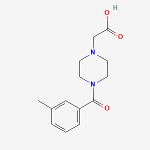 [4-(3-Methyl-benzoyl)-piperazin-1-yl]-acetic acid