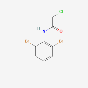 molecular formula C9H8Br2ClNO B1621212 2-氯-N-(2,6-二溴-4-甲基苯基)乙酰胺 CAS No. 96686-53-2