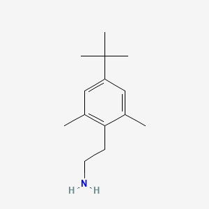 molecular formula C14H24N+ B1621226 2-(4-叔丁基-2,6-二甲苯基)乙胺 CAS No. 93720-89-9