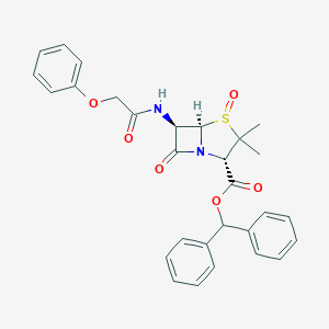 B162123 Benzhydryl penicillin V sulfoxide, (R)- CAS No. 10209-09-3