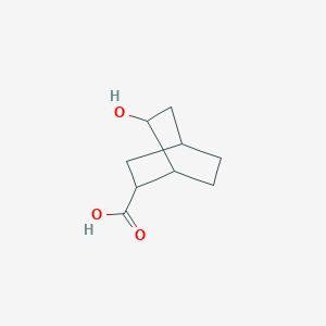 molecular formula C9H14O3 B1621236 6-Hydroxybicyclo[2.2.2]octane-2-carboxylic acid CAS No. 257932-17-5