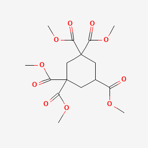 molecular formula C16H22O10 B1621237 Pentamethyl cyclohexane-1,1,3,3,5-pentacarboxylate CAS No. 99627-63-1