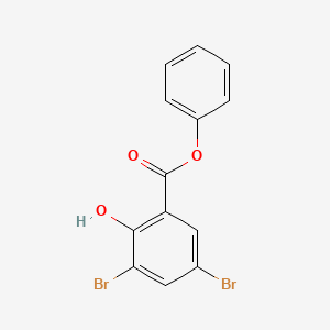 molecular formula C13H8Br2O3 B1621239 Phenyl 3,5-dibromo-2-hydroxybenzoate CAS No. 62547-35-7
