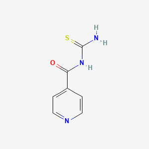 molecular formula C7H7N3OS B1621252 N-carbamothioylpyridine-4-carboxamide CAS No. 353492-16-7