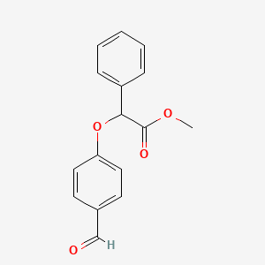 molecular formula C16H14O4 B1621261 Methyl 2-(4-formylphenoxy)-2-phenylacetate CAS No. 692754-44-2