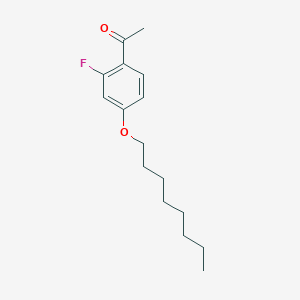 molecular formula C16H23FO2 B1621273 2'-氟-4'-辛氧基苯乙酮 CAS No. 203066-98-2