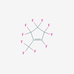 molecular formula C6F10 B1621277 1,3,3,4,4,5,5-七氟-2-(三氟甲基)环戊-1-烯 CAS No. 780-87-0
