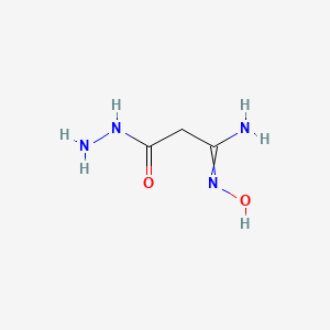 3-hydrazinyl-N'-hydroxy-3-oxopropanimidamide