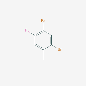 molecular formula C7H5Br2F B1621302 1,5-二溴-2-氟-4-甲基苯 CAS No. 93765-84-5