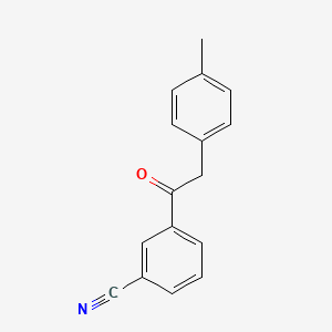 3-[2-(4-Methylphenyl)acetyl]benzonitrile