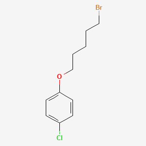 molecular formula C11H14BrClO B1621311 1-[(5-Bromopentyl)oxy]-4-chlorobenzene CAS No. 82258-51-3