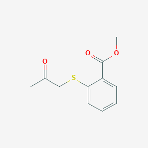 molecular formula C11H12O3S B1621329 Methyl 2-[(2-oxopropyl)thio]benzoate CAS No. 53278-21-0