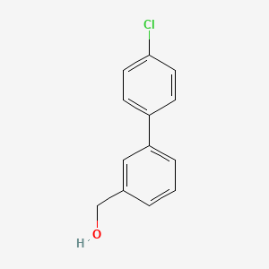 molecular formula C13H11ClO B1621339 [3-(4-Chlorophenyl)phenyl]methanol CAS No. 773872-39-2