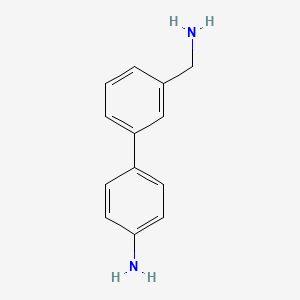 molecular formula C13H14N2 B1621340 3'-Aminomethyl-biphenyl-4-ylamine CAS No. 828928-23-0