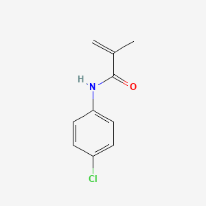 molecular formula C10H10ClNO B1621343 N-(4-chlorophenyl)-2-methylprop-2-enamide CAS No. 2918-77-6