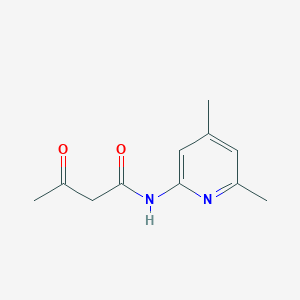 molecular formula C11H14N2O2 B1621345 N-(4,6-dimethylpyridin-2-yl)-3-oxobutanamide CAS No. 23600-26-2