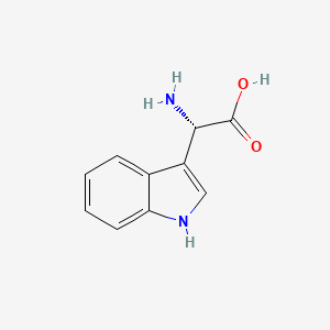 molecular formula C10H10N2O2 B1621348 (S)-Amino-(1H-indol-3-YL)-acetic acid CAS No. 630392-83-5