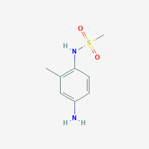 molecular formula C8H12N2O2S B1621360 N-(4-amino-2-methylphenyl)methanesulfonamide CAS No. 57165-01-2