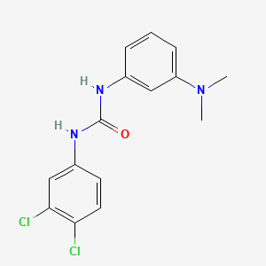 molecular formula C15H15Cl2N3O B1621362 1-(3,4-Dichlorophenyl)-3-[3-(dimethylamino)phenyl]urea CAS No. 94201-85-1