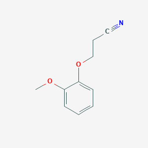 molecular formula C10H11NO2 B1621372 3-(2-Methoxyphenoxy)propanenitrile CAS No. 70786-42-4