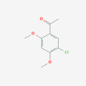 molecular formula C10H11ClO3 B1621377 1-(5-Chloro-2,4-dimethoxyphenyl)ethanone CAS No. 54173-36-3