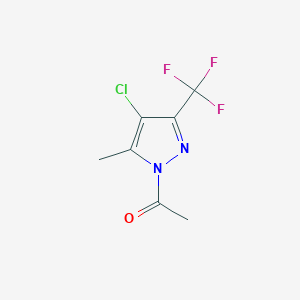 1-Acetyl-4-chloro-5-methyl-3-(trifluoromethyl)-1h-pyrazole