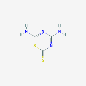 molecular formula C3H4N4S2 B1621403 6-amino-4-imino-4H-1,3,5-thiadiazine-2-thiol CAS No. 6087-35-0