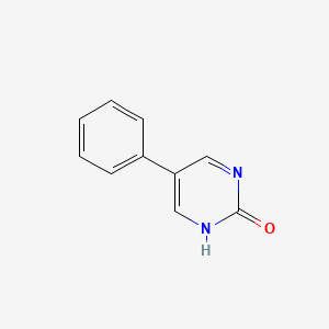 molecular formula C10H8N2O B1621405 5-phenyl-1H-pyrimidin-2-one CAS No. 56863-46-8