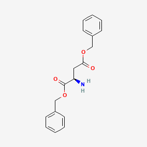 molecular formula C18H19NO4 B1621406 D-Aspartic acid, bis(phenylmethyl) ester CAS No. 4079-59-8