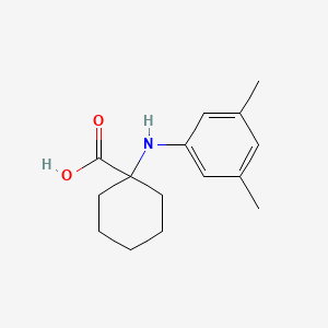 molecular formula C15H21NO2 B1621408 1-(3,5-Dimethylanilino)cyclohexane-1-carboxylic acid CAS No. 725252-86-8
