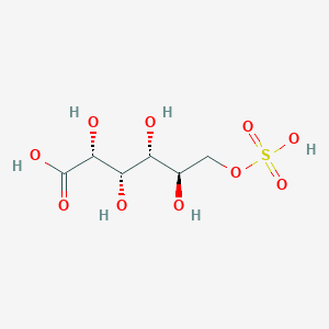 molecular formula C6H12O10S B162141 葡萄糖酸-6-硫酸盐 CAS No. 10092-88-3