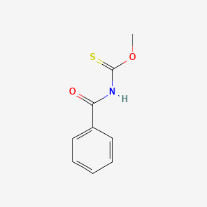 molecular formula C9H9NO2S B1621413 Benzoylthio-O-methyl ester carbamic acid CAS No. 3201-48-7