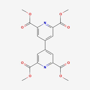 molecular formula C18H16N2O8 B1621414 Tetramethyl [4,4'-bipyridine]-2,2',6,6'-tetracarboxylate CAS No. 124558-62-9