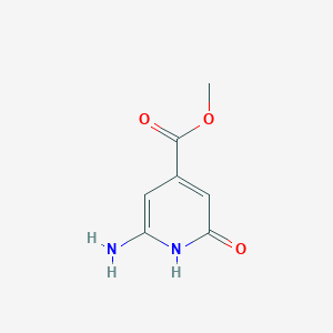 molecular formula C7H8N2O3 B1621415 Methyl 2-amino-6-oxo-1H-pyridine-4-carboxylate CAS No. 247101-81-1